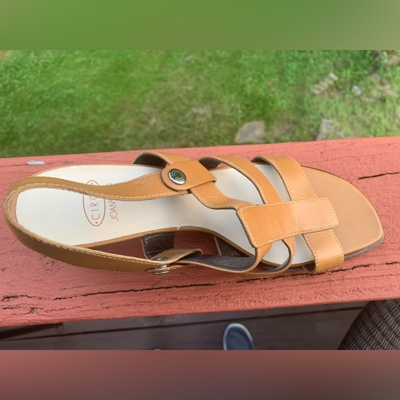 Circa Joan & David Leather Multi Strap Sandals Size 9M - Picture 4 of 6